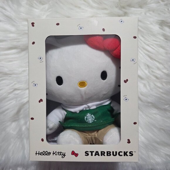 Hello Kitty x Starbucks Boxed Plush - Picture 1 of 7